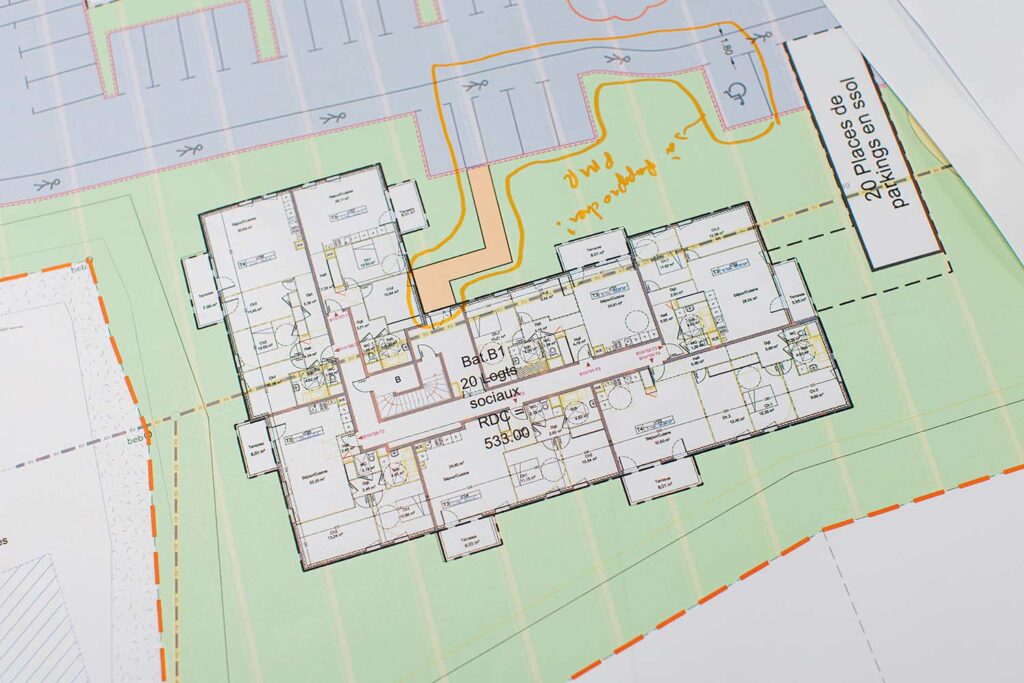 Plans de mesure par MPC Géomètres Experts & Associés